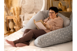 Polohovací polštář šedý