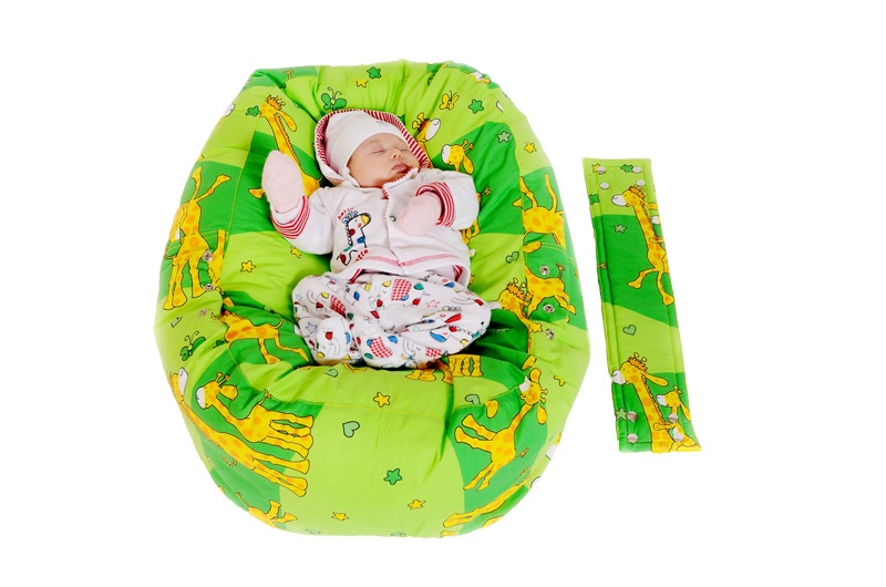 pelíšek pro miminko - žirafa zelená pelíšek pro miminko žirafa zelená