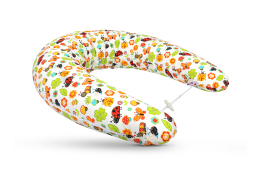 Kojicí polštář Maxi BERUŠKA oranžová 100% bavlna