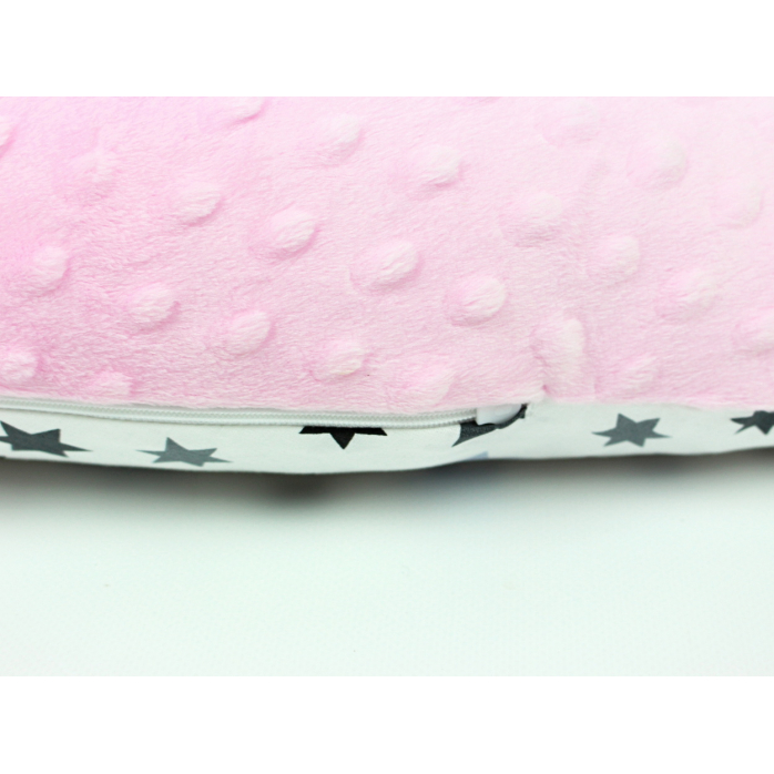 Kojicí polštář Standard STAR růžový, colormix MINKY 1